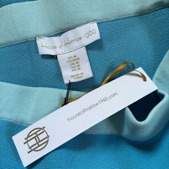 House of Harlow 1960 Blue Mini Pencil Skirt - Picture 7 of 7